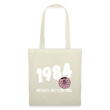 40. Geburtstag 1984 TÜV Lustig Geschenkidee - Stoffbeutel - Natur - Vorne