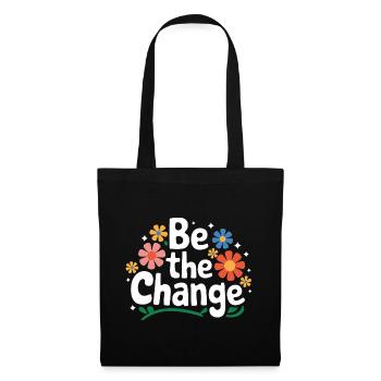 Altruisme Don désintéressé Donner d’école - Sac en tissu - noir - Devant