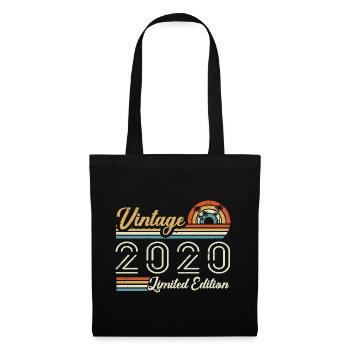 5 Year Anniversary | Vintage 2020 Gift 2020 - Tote Bag - black - Front