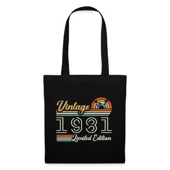 44 Years Birthday | Vintage 1981 Gift 1981 - Tote Bag - black - Front