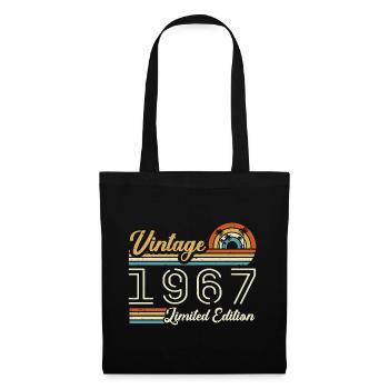 Anniversaire 58 Ans | Millésime 1967 Cadeau 1967 - Sac en tissu - noir - Devant
