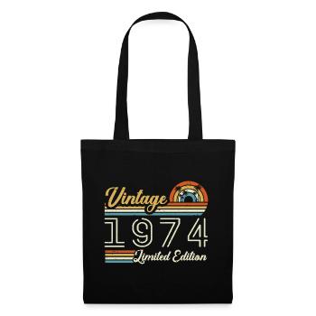 Anniversaire 51 Ans | Millésime 1974 Cadeau 1974 - Sac en tissu - noir - Devant