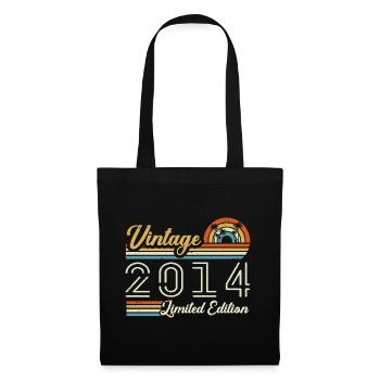Anniversaire 11 Ans | Millésime 2014 Cadeau 2014 - Sac en tissu - noir - Devant