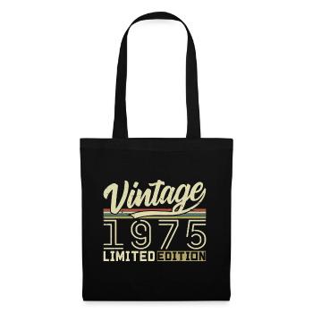 Légende depuis 1975 Né en 1975 Anniversaire 49 ans - Sac en tissu - noir - Devant