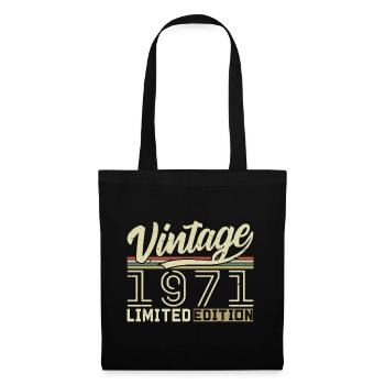 Legend since 1971 Born in 1971 Birthday 53 years old - Tote Bag - black - Front