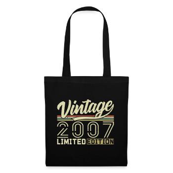 Legend since 2007 Born 2007 Birthday 17 years - Tote Bag - black - Front