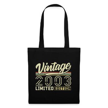 Legend since 2003 Born 2003 Birthday 21 years - Tote Bag - black - Front
