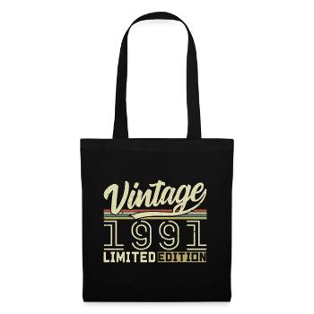 Legend since 1991 Born 1991 Birthday 33 years old - Tote Bag - black - Front