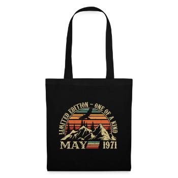 légendes nées en mai 1971 anniversaire mai 1971 - Sac en tissu - noir - Devant