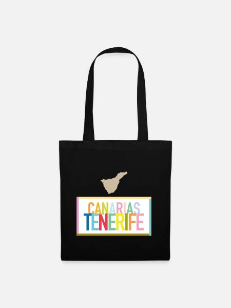 Tenerife / Tenerife - Canary Islands (Canarias - Tote Bag - black