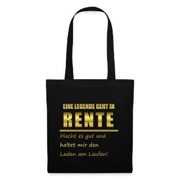 A legend retires - Tote Bag - black - Front