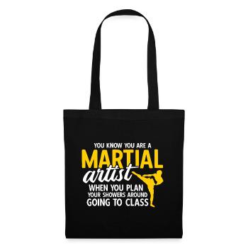 Mixed Martial Arts MMA - Stoffbeutel - Schwarz - Vorne