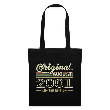 August 2001 Birthday August 2001 August 2001 Retro - Tote Bag - black - Front