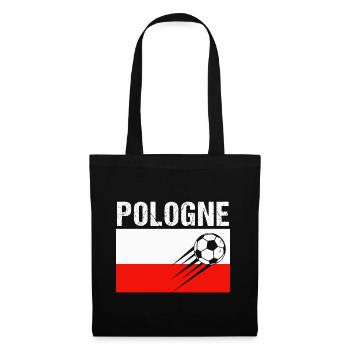 Flag Poland Gift Polish Football Football - Tote Bag - black - Front