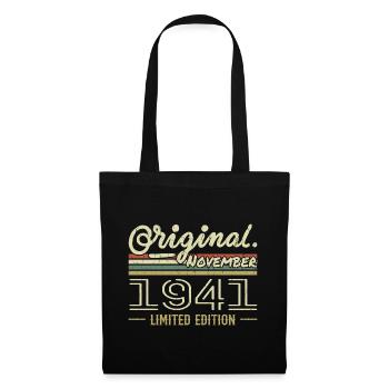 Novembre 1941 - Cadeau Anniversaire Novembre 1941 - Sac en tissu - noir - Devant