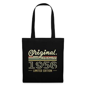 Novembre 1956 - Cadeau Anniversaire Novembre 1956 - Sac en tissu - noir - Devant