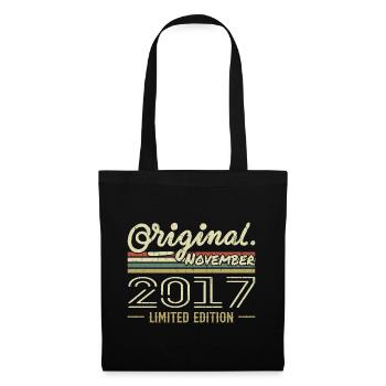 Novembre 2017 - Cadeau Anniversaire Novembre 2017 - Sac en tissu - noir - Devant