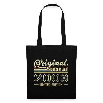 December 2003 Birthday December 2003 December - Tote Bag - black - Front
