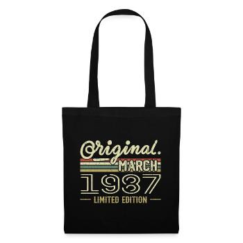 Born in March 1987 Birthday Gift March 1987 - Tote Bag - black - Front