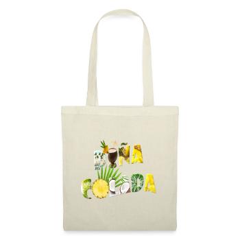 Pina colada - Geschenk für Piña Colada Fans - Stoffbeutel - Natur - Vorne