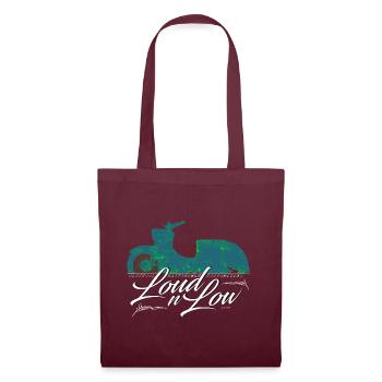 LOUD N LOW - Simson Schwalbe KR51 DDR DesignArt - - Tote Bag - burgundy - Front