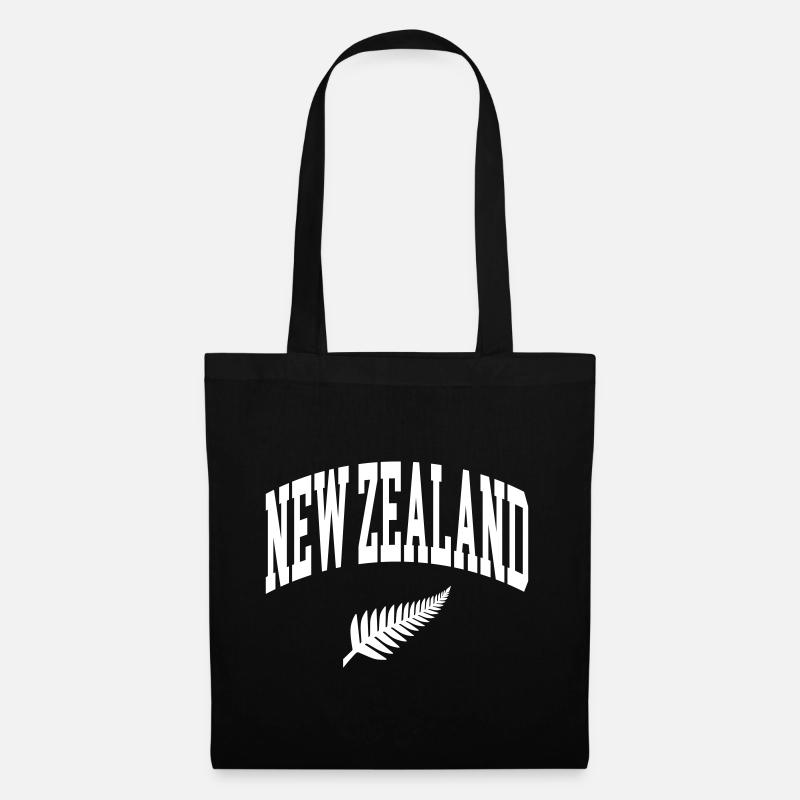 Neuseeland - Stoffbeutel - Schwarz