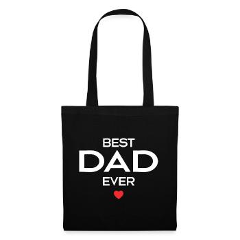 Best Dad Ever - Tote Bag - black - Front