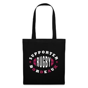 Rugby Bordeaux supporter girondins - Sac en tissu - noir - Devant