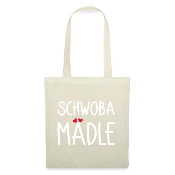 Schwoba Mädle - Stoffbeutel - Natur - Vorne