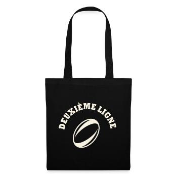 rugby position deuxième ligne - Sac en tissu - noir - Devant