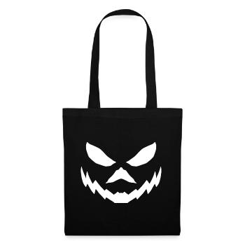 Halloween Pumpkin Smile Costume - Tote Bag - black - Front