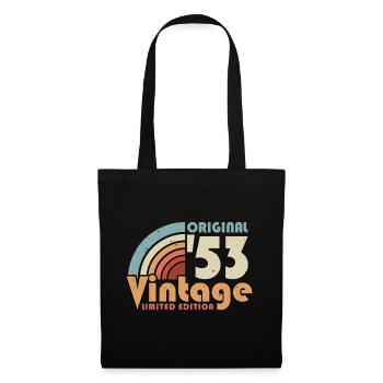 1953 Born Retro Vintage Birthday - Tote Bag - black - Front