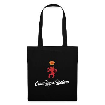 Cum Lupis Laetare - Carnaval de La Louvière - Sac en tissu - noir - Devant