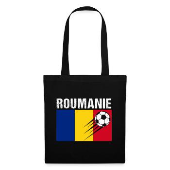 Romania Flag Romanian Football Gift - Tote Bag - black - Front