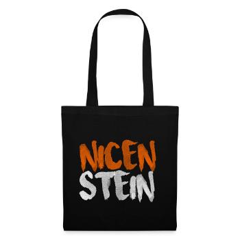 Nicenstein - Stoffbeutel - Schwarz - Vorne