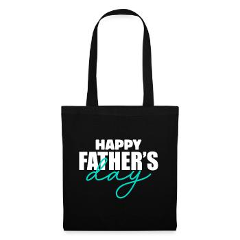Happy Fathers Day - Tote Bag - black - Front