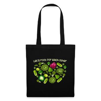 Inspirational Root Vegetables Motivational - Sac en tissu - noir - Devant