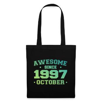 October 1997 - October 1997 Birthday Gift - Tote Bag - black - Front