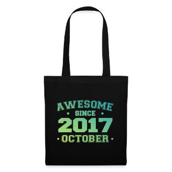 October 2017 - October 2017 Birthday Gift - Tote Bag - black - Front