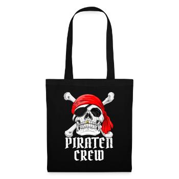 Costume de l’équipage de pirates carnaval carnaval - Sac en tissu - noir - Devant