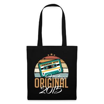 Millésime 2015 Born Original 2015 Anniversaire - Sac en tissu - noir - Devant
