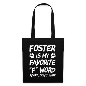 Rescue Dog Adopt Don't Shop - Tote Bag - black - Front