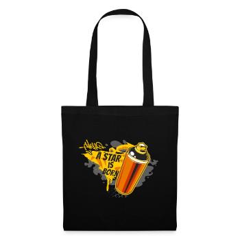 A star is born, Street Art Shop - Tote Bag - black - Front