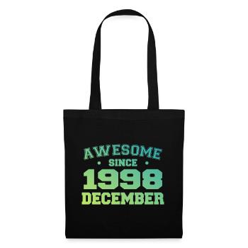 Birthday December 1998 - Gift December 1998 - Tote Bag - black - Front