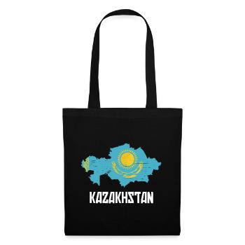 Kazakhstan Graphique - Sac en tissu - noir - Devant