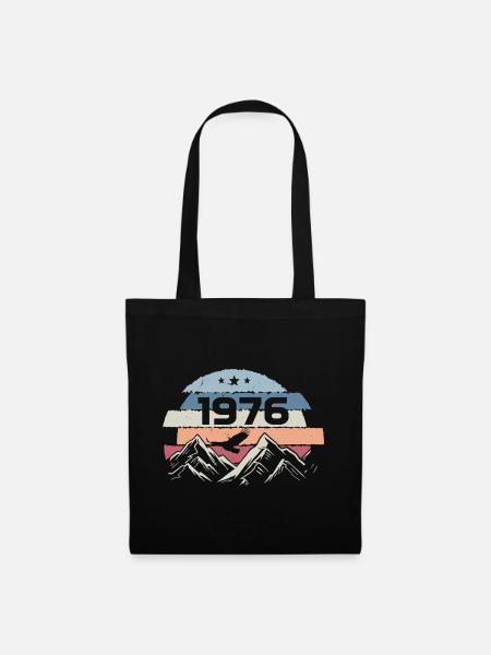 Original 1976 Vintage 1976 Birthday 1976 - Tote Bag - black