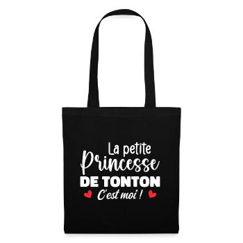 Uncle's Little Princess - Tote Bag - black - Front