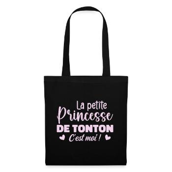 Uncle's Little Princess - Tote Bag - black - Front