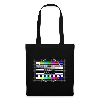 Gdr photo de test Retro Ostalgie 80s - Sac en tissu - noir - Devant