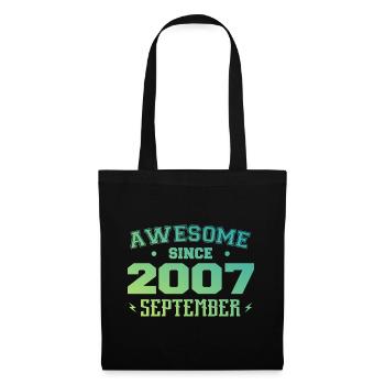 September 2007 Birthday Gift September 2007 - Tote Bag - black - Front